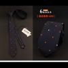 Versión coreana de la moda británica para corbatas de hombre estrecha moda de boda corbata de 6 cm 1200 puntadas poliéster fabricantes