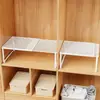 Estante Retráctil para Armario, Artefacto para Organizar Capas, Gabinete para Ropa, Utilización del Espacio Interior, Gabinete de Cocina, Divisor Extraíble, Zapatero