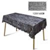 Runner de Mesa y Mantel de Halloween Europeos y Americanos Traje Combinado Mantel de Encaje Negro Telaraña Mantel Runner de Mesa Mantel para Chimenea en stock