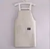 Delantal con Tirantes Impermeable y a Prueba de Aceite para Cocina del Hogar Moda Estilo Coreano Ropa de Trabajo Resistente a Manchas para Cocinar y Trabajar Adulto Personalizable