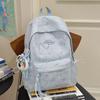Bolsa Casual de Grande Capacidade para Mulheres 2025 Nova Mochila Fresca Estilo Faculdade Versátil Bolsa Escolar Estudante
