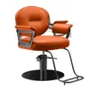 Silla de salón de alta gama para peluquerías, elegante y sencilla, silla de peluquería popular en línea, taburete de corte de pelo ajustable y giratorio