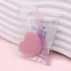 Set de 4 Piezas de Herramientas para Uñas: Pluma de Puntos de Cristal, Bloque Esponja con Forma de Corazón, Esponja de Pulido y Limado, Kit Pequeño de Algodón para Quitar Esmalte de Uñas
