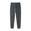Pantalones de Running Ligeros y Transpirables de Verano para Hombre, Seda de Hielo, Talla Grande, Estilo Jogger, Pantalones Largos Casuales para Exteriores, Pierna Recta, Secado Rápido