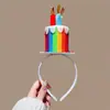 Accesorios para el Cabello Dulces y Lindos para Niños Fiesta de Cumpleaños Pastel Cereza Diadema Sombrero Salida Fiesta Foto Pasador Al por Mayor