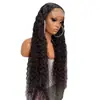 Peluca de Venta Caliente Transfronteriza Moda Femenina Maíz Negro Caliente Peluca Gorro de Cabeza Cabello Largo Rizado Esponjoso con Parte Superior Completa Deslizable