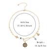 Kenjie Moneda Misteriosa Diamante en Relieve Colgante Pequeño Collar Gargantilla para Mujer Moda Transfronteriza Europea y Americana
