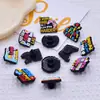 Consola de Videojuegos de Dibujos Animados Transfronteriza Insignia Linda Joyería Accesorios para Ropa Caballo de PVC Broche de Aguja para Ropa Personalizado Retro