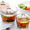 Frasco de Vidrio Estilo Japonés para Pepinillos Mancha de Una Noche Mancha Ligera Piedra Espesada Contenedor Doméstico para Pepinillos Frasco de Pepinillos Frasco para Verduras