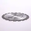 Hoja de sierra de dientes de doble cara hoja de sierra de doble corte para sierra circular eléctrica bidireccional hoja de sierra de doble propósito hacia adelante y hacia atrás diente bidireccional para carpintería 4 pulgadas