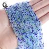 2mm tallada Mona Lisa esmalte de color cuentas sueltas accesorios diy cristal transparente estilo chino cuentas de colores