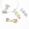 Nueva horquilla de metal de estilo frío con forma de pico de pato ondulado de plata, joyería de mariposa, accesorios para el cabello de mujer, venta al por mayor