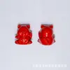 Accesorios Antiguos de Cinabrio Cuentas Redondas Talladas Agujero Recto Cuentas Sueltas Pulsera Collar Accesorios para Joyería Hechos a Mano Semi-terminados DIY