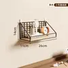 Estante de pared, instalación sin taladro, perfecto para dormitorios estudiantiles, imprescindible para recámaras, divisor de pared, cesta colgante, estante de almacenamiento
