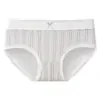 Pantaletas de algodón de Xinjiang con estampado floral de cintura media para niñas, dulces y lindas, cómodas y transpirables, briefs tipo triángulo de cobertura total 2262