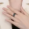 Anel de pena vintage cor esmalte azul artesanato estilo étnico personalidade versátil aberto ajustável acessórios para o dedo indicador