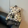 Bolsa de Ombro de Bolinhas Nicho Estilo Coreano para Mulheres Verão 2026 Nova Grande Capacidade para o Dia a Dia Múltiplos Bolsos Bolsa de Mão com Aba