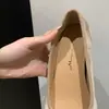 Primer encuentro de la temporada, altura aumentada 4 cm ~ Otoño 2026 Nuevos Zapatos Planos de Ballet de Terciopelo Versátiles Franceses para Mujer Suela Suave Zapatos de Uso Diario para el Trabajo