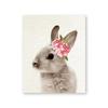 Moderno rosa fofo flor coelho animal sala de estar quarto decoração pintura pendurada núcleo pôster comércio exterior venda quente