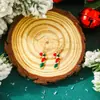 Joias Populares Transfronteiriças Europeias e Americanas Populares Brincos de Sino de Natal Design de Nicho Árvore de Natal Brincos de Cereja