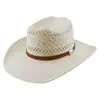 Eaby Amazon Chapéu de Cowboy para Marido e Mulher Chapéu de Sol de Aba Larga para Mulheres Chapéu de Palha Estilo Primavera e Outono