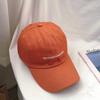 Gorra de Color Acura para Mujer Estilo Coreano Primavera y Verano Parasol Visera Curva Parte Superior Suave Casual Bordada Letra Pequeña Gorra de Béisbol para Hombre