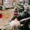 Gorro de punto navideño Zicheng con colgante de muñeco sin rostro y luz, luz ambiental, muñeco viejo pequeño que emite luz, colgante para árbol