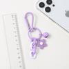 Pingente de Flor Bolsa Boneca Chaveiro de Carro diy Boneca de Contas Feita à Mão com Decoração de Pingente Pendurado