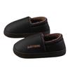 Pantuflas de Algodón Cálido para Hombre 2025 Nuevo Estilo Interior Antideslizante Pareja Impermeable Suela Gruesa Exterior Pantuflas de Algodón de Punta Cerrada para Mujer