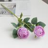 Simulação de borda de cozimento alta decoração para casa rosa retrô flor falsa simulação de flor adereços de casamento buquê artificial