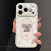 Adecuado para funda de teléfono Apple 17, Diseño nuevo, lindo y simple, Cobertura total para 16 Pro Max, Estilo coreano, Elefantito divertido con sombrero largo