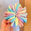 Novo doce 50 rendas infantil pequeno elástico de cabelo bebê anel de onda corda de cabeça elástico fofo não machuca o cabelo adorno de cabeça
