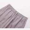 Estilo Nuevo Primavera y Verano para Mujer 100% Cáñamo Puro Color Sólido Delgados Pierna Recta Frescos Caída Casual Pantalones Fsy60372