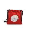 2025 Primavera y Verano Nuevo Estilo Perezoso Bolso de Hombro Literario de Dibujos Animados con Cordón Bolso para Ir al Trabajo Viajes al Aire Libre Bolso Bandolera de Hombro