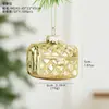 Colgantes para decoración de árbol de Navidad de productos nuevos transfronterizos, pequeños adornos colgantes creativos pintados a mano con vidrio, decoraciones de ambiente temáticas de erizo y oso
