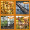 Malla Protectora Gruesa de Plástico para Valla de Cría Venta al por Mayor Red Protectora Rural para Hogar Huerto Estanque de Pollos Patos Peces Malla para Valla de Huerto