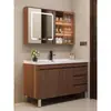 Nuevo mueble de baño estilo chino combinación lavabo integrado de cerámica lavabo de pie mueble lavabo lavabo lavabo
