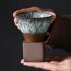 Forno copo de café terno grés vintage nicho criativo design sentido latte Garland Cup copo de cerâmica de alta aparência