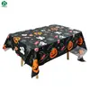 Toalha de mesa descartável transfronteiriça impressa espessa, à prova d'água e à prova de óleo, para festas e aniversários, toalha de mesa retangular de plástico