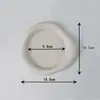 Porta-copos de Silicone para Nuvem Transfronteiriça, Bandeja de Armazenamento de Joias Resistente a Altas Temperaturas, Utensílios de Mesa, Porta-copos de Café Simples e Criativo, Tapete para Tigela