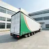 Fabricante Exportação Lona Lateral de Caminhão-reboque de Transporte Semi-reboque de 3 Eixos Veículo de Transporte de Carga Lona Impermeável Cortina Lateral Semi-reboque