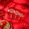 Novo Casamento Feliz Envelope Vermelho Chinês Selo Li Bloqueio de Porta de Casamento Suprimentos de Casamento Daquan Borla Grande Saco Vermelho
