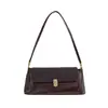 Bolsa de ombro, design retrô e único, cor sólida, bolsa de ombro, bolsa tote, bolsa feminina versátil e estilosa para o dia a dia