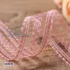 Cinta Coreana de Malla Hueca Cinturón DIY Collar Collar Pulsera Accesorios para el Cabello Cinta con Borde Ondulado Cinta de Hilo de Nieve