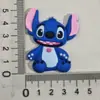 Parche Suave de PVC de Stitch Lindo de Dibujos Animados Caja de Almacenamiento para Zapatos Croc Imán para Refrigerador Funda para Teléfono Móvil Accesorios de Joyería