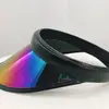 Sombrero retráctil de estilo coreano para mujer, con parte superior vacía, para el sol, para verano, para playa, con función UV para hombre