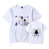 Nueva camiseta periférica Hunter Sizzo de tiempo completo, tendencia urbana, camiseta de verano de cuello redondo y manga corta, estilo holgado para parejas.