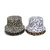 Sombrero de cuenca nuevo AliExpress Europa y Estados Unidos moda infantil Joker estampado de leopardo sombrero de pescador sombrero de sol para mujer venta al por mayor comercio exterior