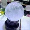 Ornamento Feng Shui de Bola de Cristal Blanco Natural para Hogar y Oficina, Artículo Único con Diseño Único, Regalo de Inauguración, Venta al por Mayor desde el Fabricante