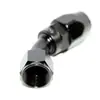 Conector de junta de tubería de enfriamiento de aceite de 45 grados AN4/AN6/AN8/AN10/AN12/AN16 negro/azul/rojo